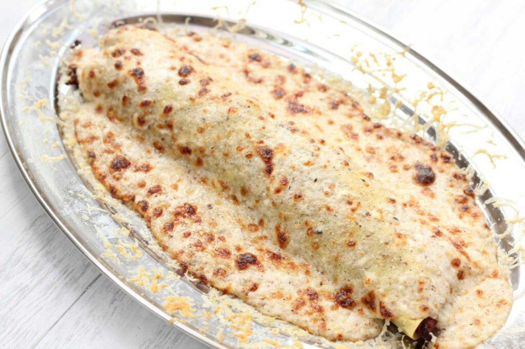 Pork Cheek Cannelloni with Truffle Cream