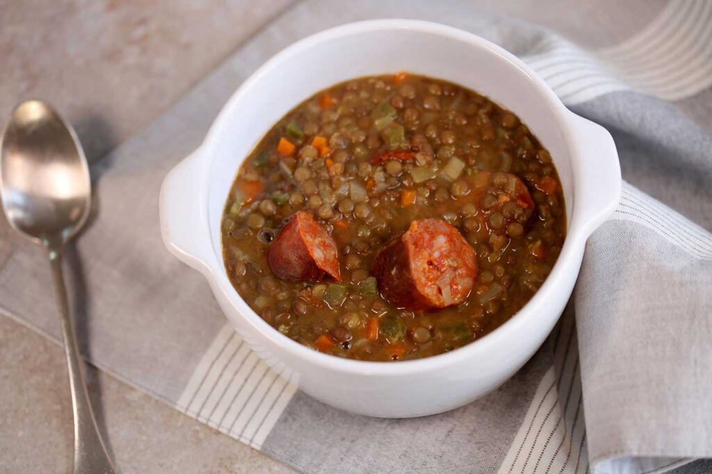 Chorizo and Lentil Stew