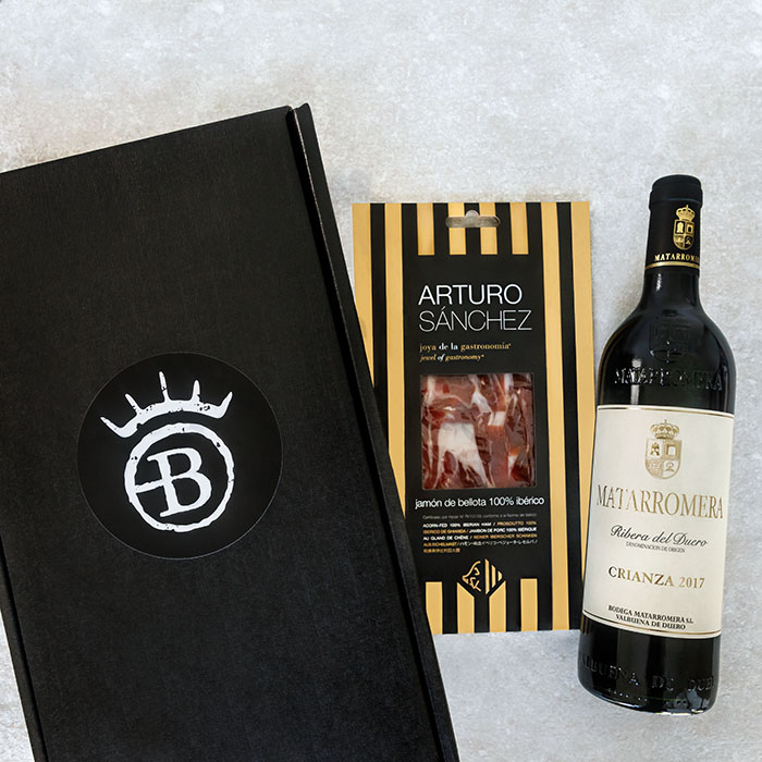 Ham and Wine Gift Box