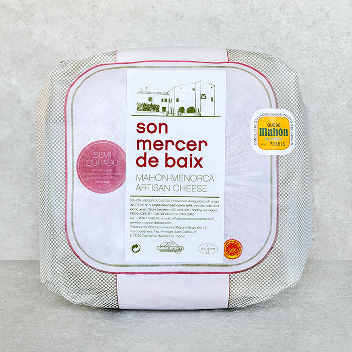 Son Mercer de Baix Mahon Semi Cured Cheese
