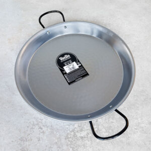 Vaello La Valenciana Polished Steel Paella Pan 38cm