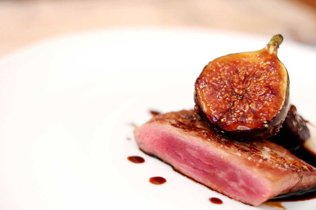 Secreto Ibérico with Caramelised Figs and Oloroso Reduction