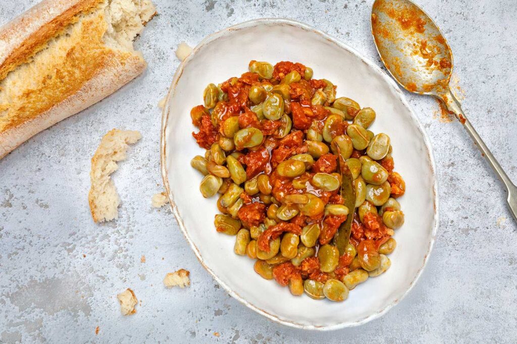 Habas con Chorizo – Chorizo stew with butter beans