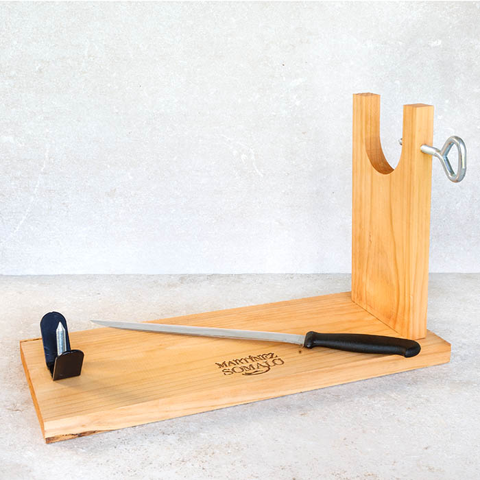 Spanish Ham Stand and Knife