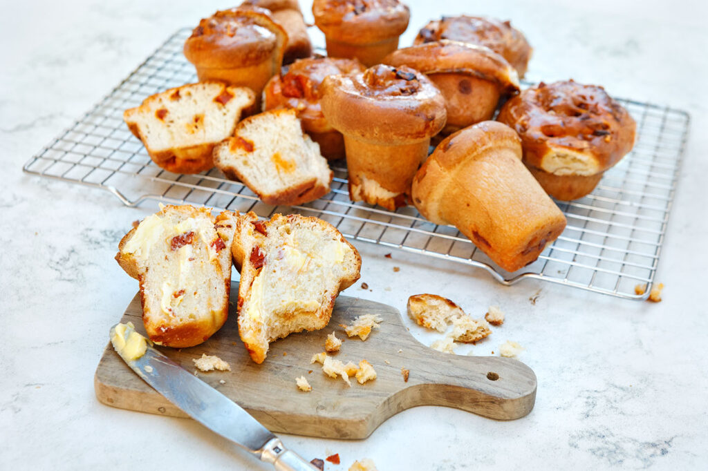 Chorizo and Manchego Brioche Buns