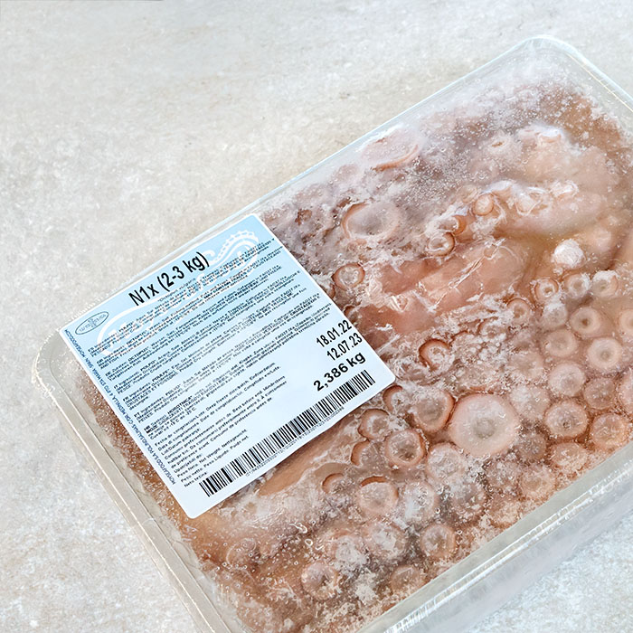 Moyseafood Whole Raw Octopus 2.4Kg