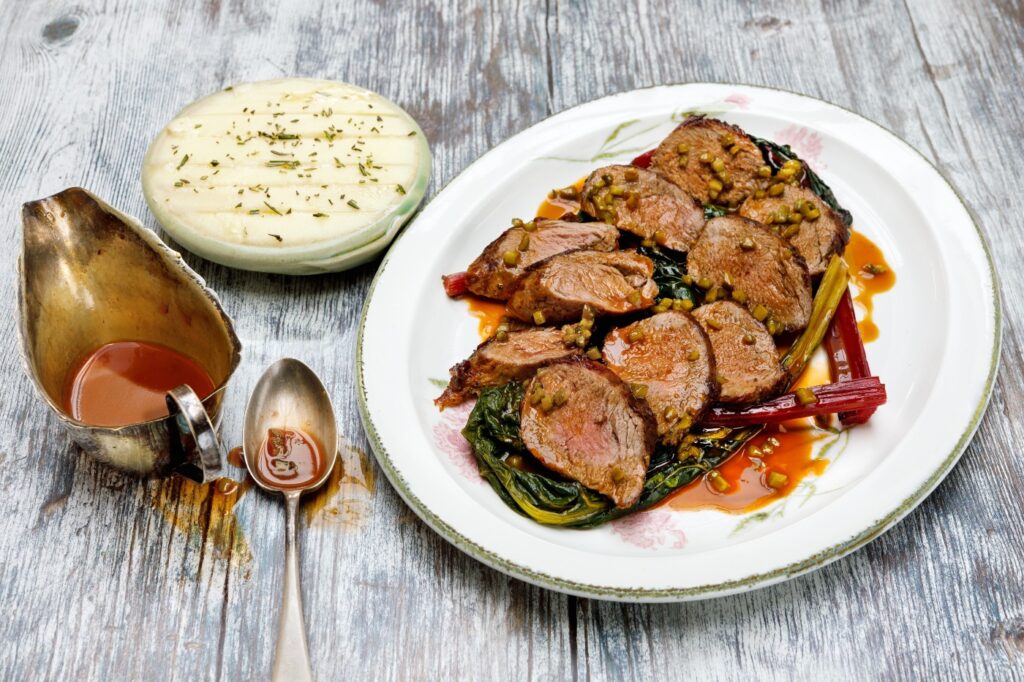 Ibérico Pork Fillet with Charcutière Sauce