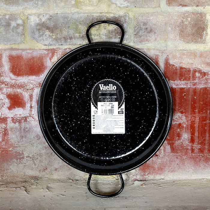 Vaello Enamelled Paella Pan 30cm