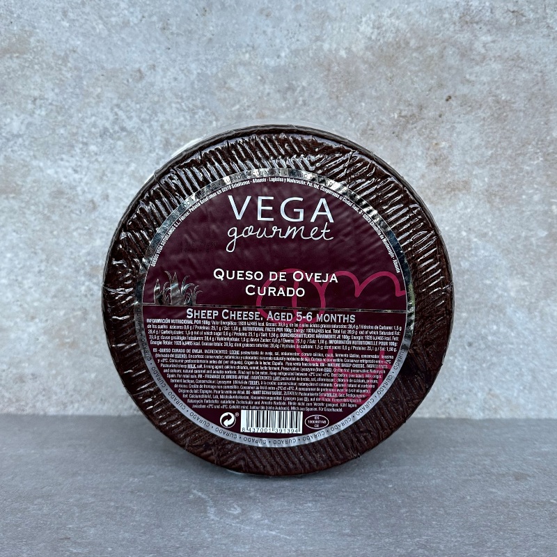 Vega Gourmet Cured Sheep’s Milk Cheese 3.2Kg