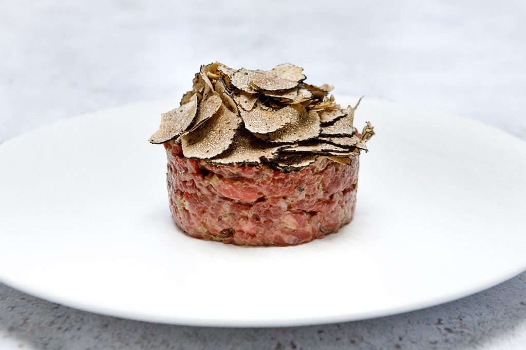 Ox Beef Tartare with Black Truffle